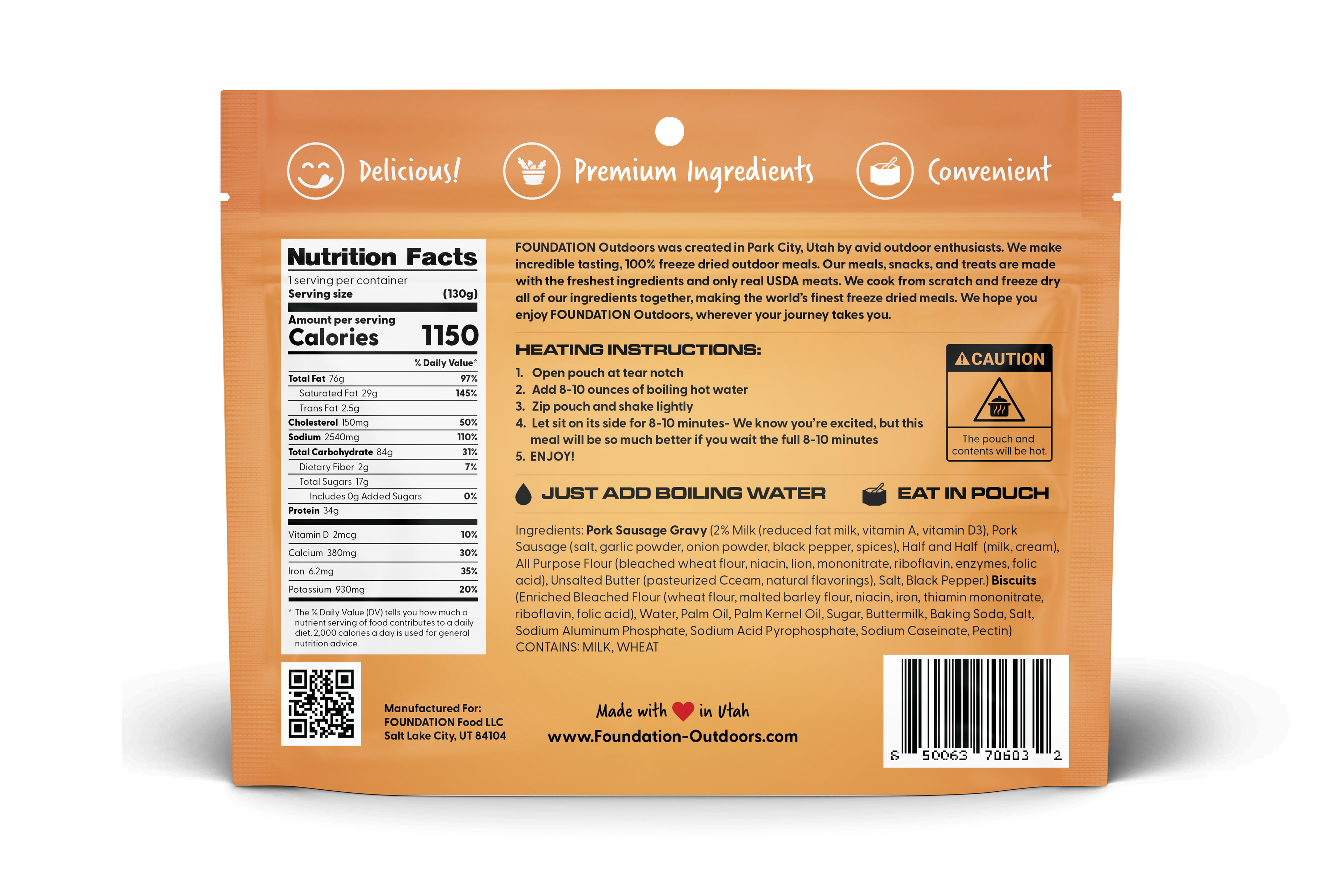 Biscuits & Gravy Meal