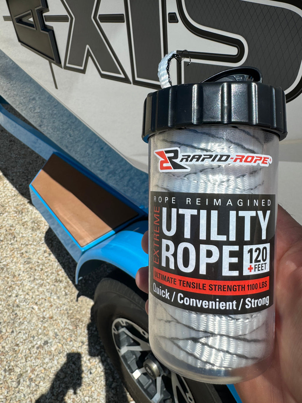 Rapid Rope Canisters | Rope In a Can | 120 Feet | 1100 lb Test | USA Made!
