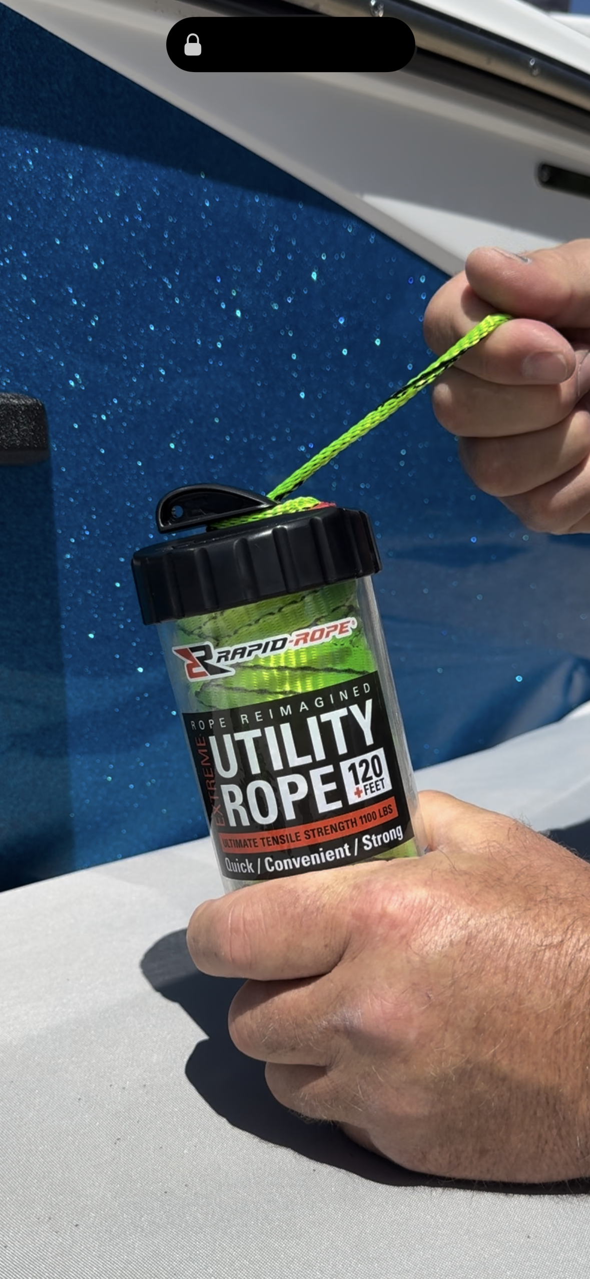 Rapid Rope Canisters | Rope In a Can | 120 Feet | 1100 lb Test | USA Made!