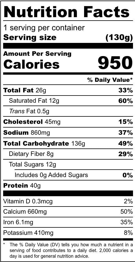 Chicken Pasta Primavera Meal