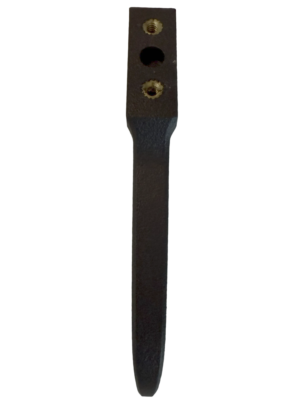 Bottom view of Stabil-Eyes Rangefinder Binoculars Adapter on white background, Illustrating connection fittings.