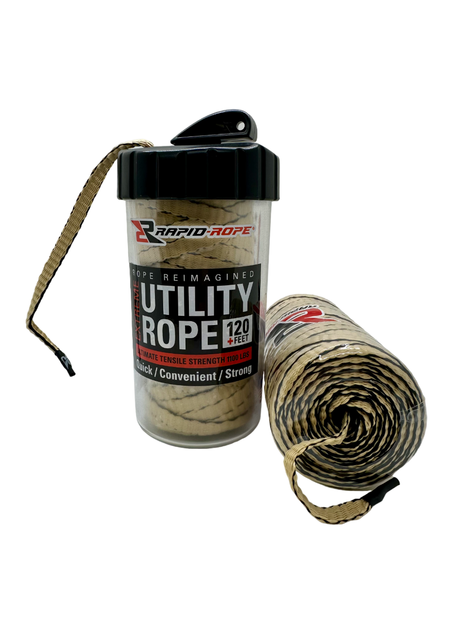 Rapid Rope Canisters | Rope In a Can | 120 Feet | 1100 lb Test | USA Made!