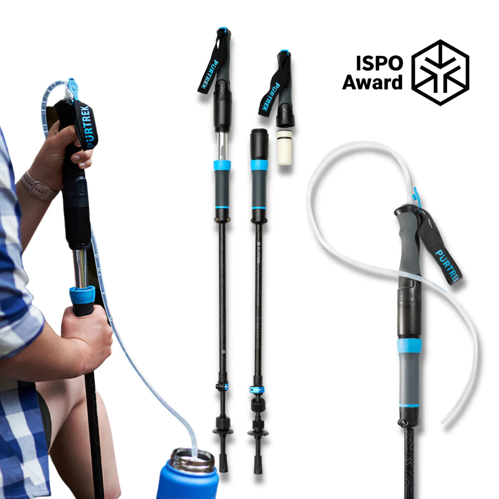 PurTrek Expedition 2.0 (2-Pole Set)… The World's Only Water Filtering Trekking Pole