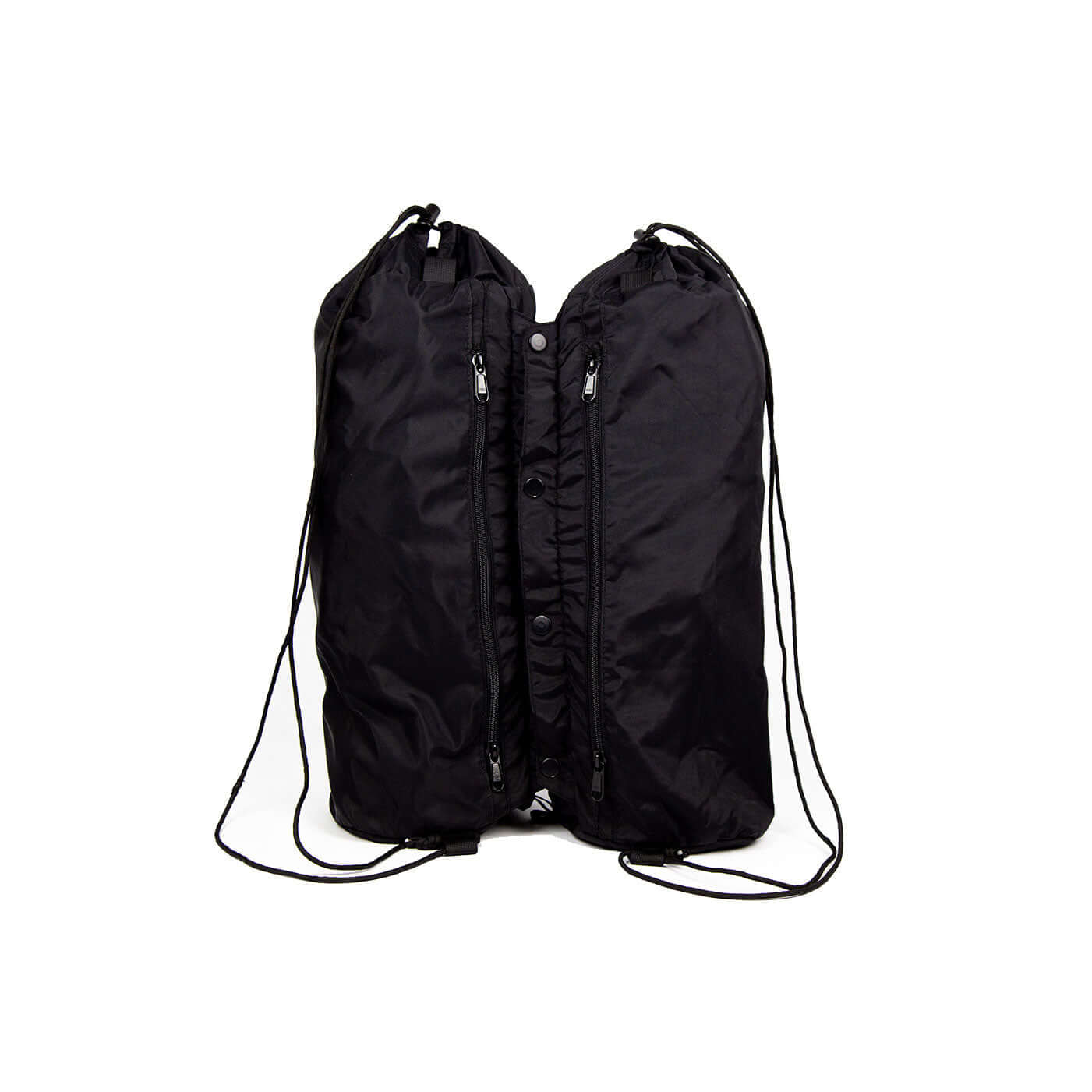 Trailform Switch Bags set of 2 in black, featuring a drawstring design for easy organization and attachment.