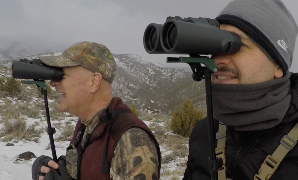 Stabil-Eyes™ Binocular Sighting System™ for hands-free, fatigue free glassing
