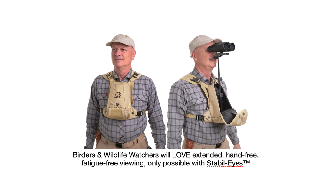Stabil-Eyes™ Binocular Sighting System™ for hands-free, fatigue free glassing