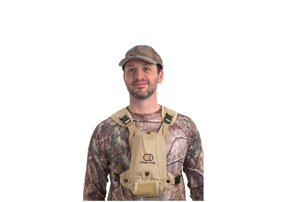 Stabil-Eyes™ Binocular Sighting System™ for hands-free, fatigue free glassing