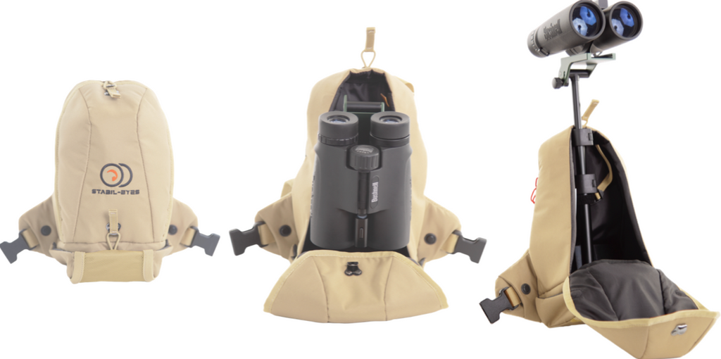 Stabil-Eyes™ Binocular Sighting System™ for hands-free, fatigue free glassing